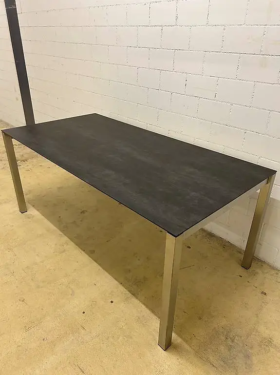 NEUER Keramik Ausziehtisch 180 -240x90cm mit Edelstahl