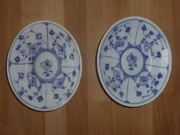 Hornburg-Geschirr: 2 Porzellanteller