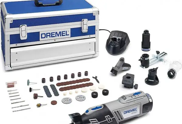  Akku Multifunktionswerkzeug 12V, Set mit 5 Vorsatzgeräten