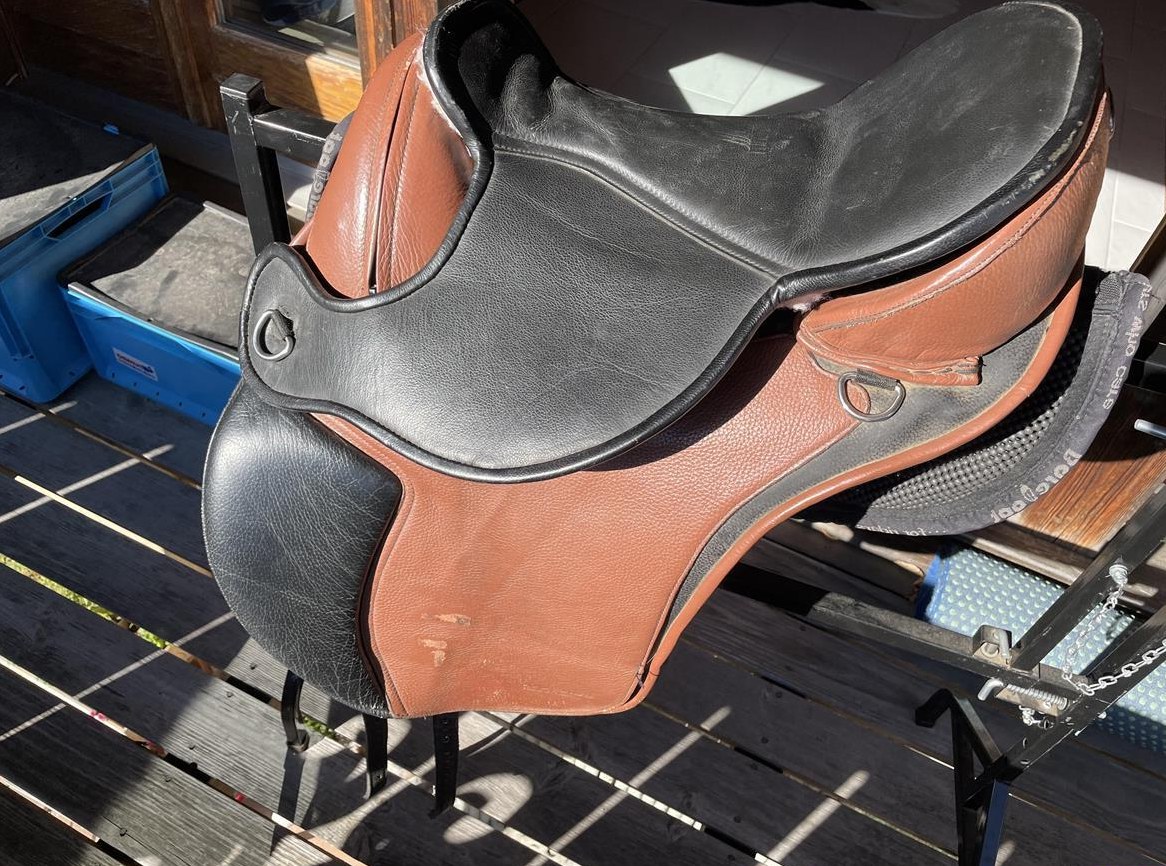 Barefoot Sattel «Nottingham», braun/schwarz