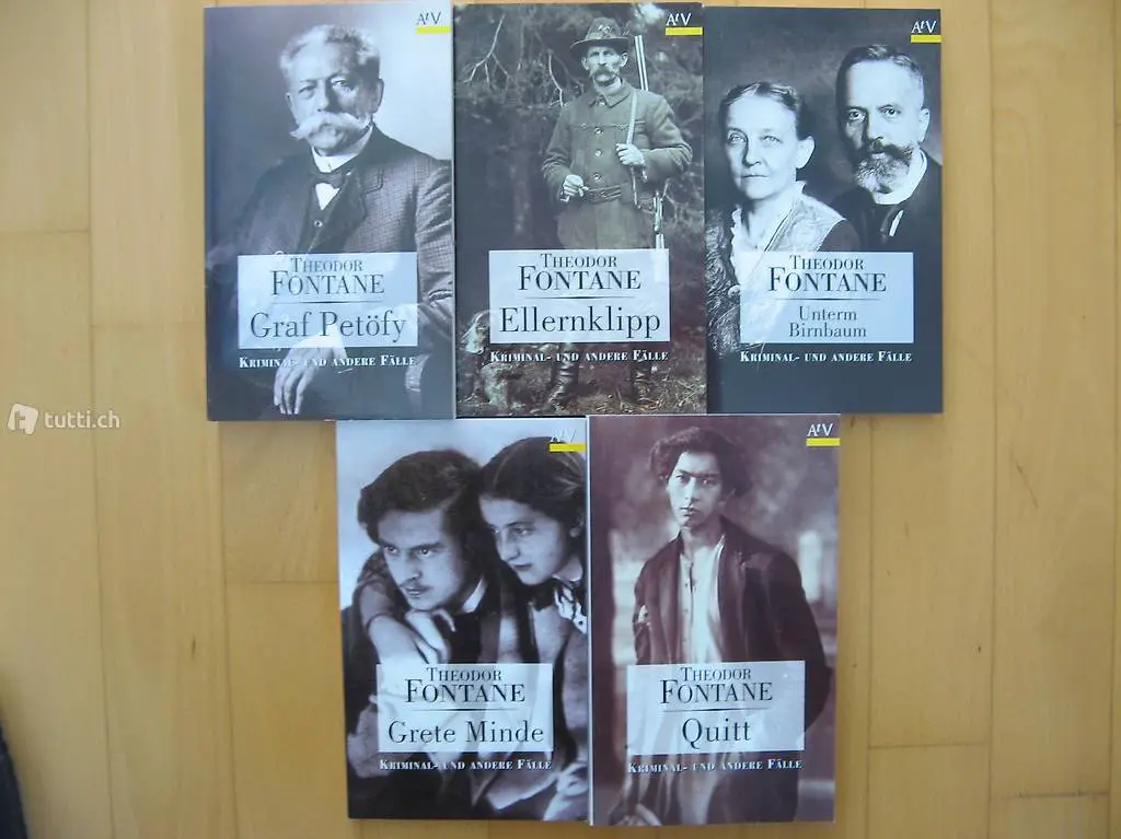 Theodeor Fontane, 5 Bände (gem. Foto)