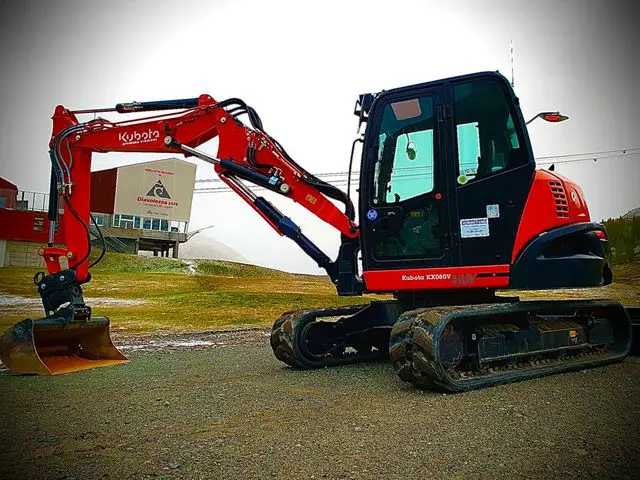 kubota, kx080-4@2v, bagger