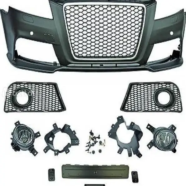  SPORT STOssSTANGE VO. AUDI A3, 08-12 MIT LÖCHER PDC. und SRA.