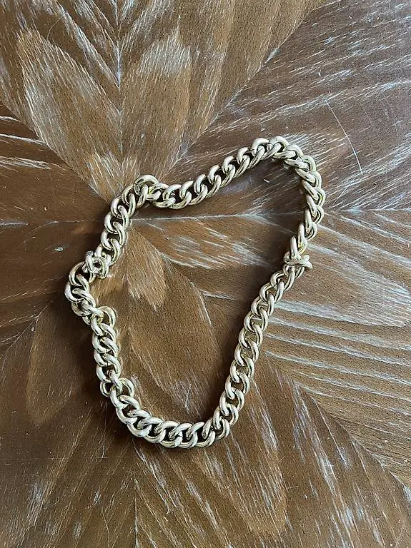 massive Goldkette, Modeschmuck, Verkleidung