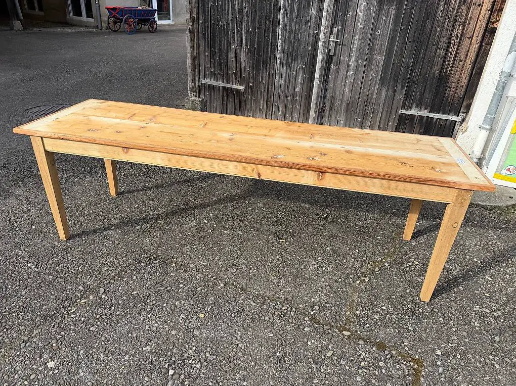 Bauerntisch Tanne 253 x 75 cm H: 76 cm Wirtshaus Tisch Nr. 3