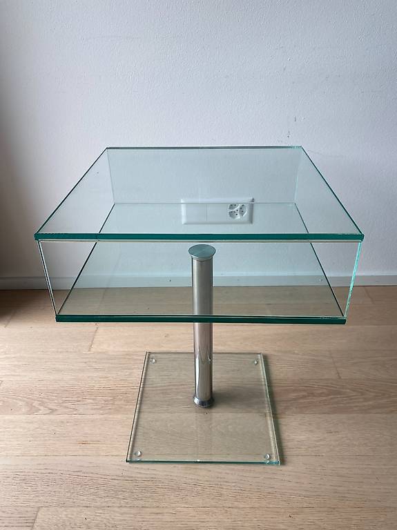 Beistelltisch aus Kristallglas