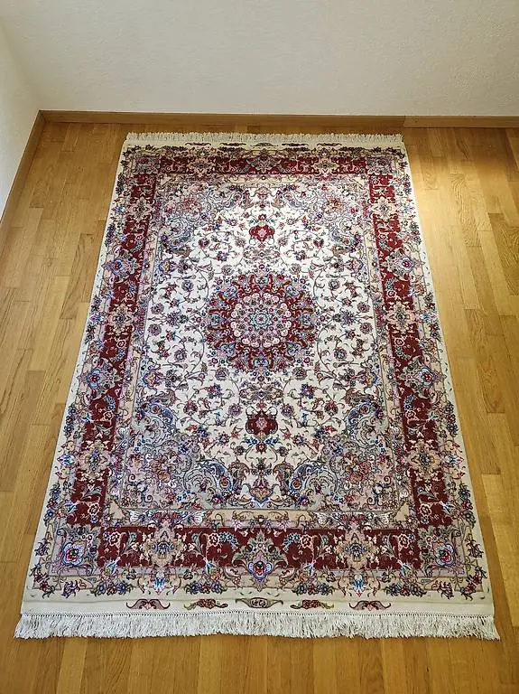 Neue handgeknüpfter persische Teppich - Tabriz Seide 200x150