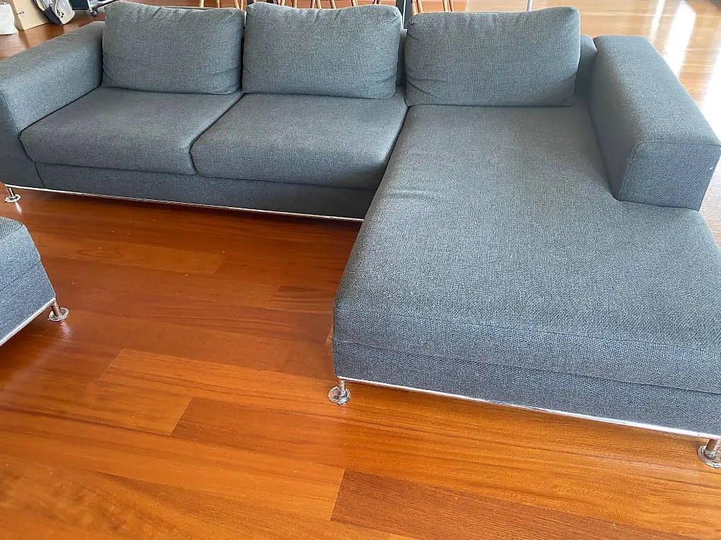 Ecksofa dark grey