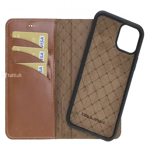  Bouletta Echt Leder Magic Wallet iPhone 11 Pro Max Braun