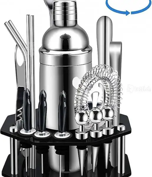  Cocktail Set,19-Teiliges Bar Set