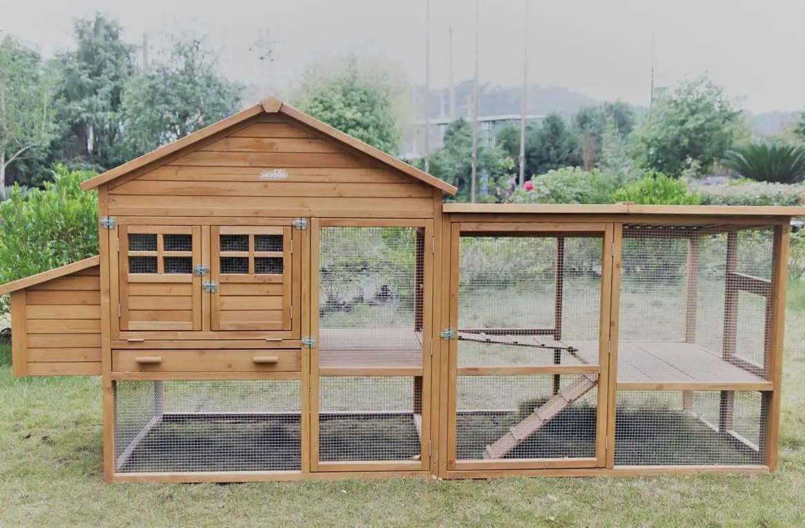 NEU: Isolierter Hasen-/Meerschweinchenstall, Hühner MASSIV