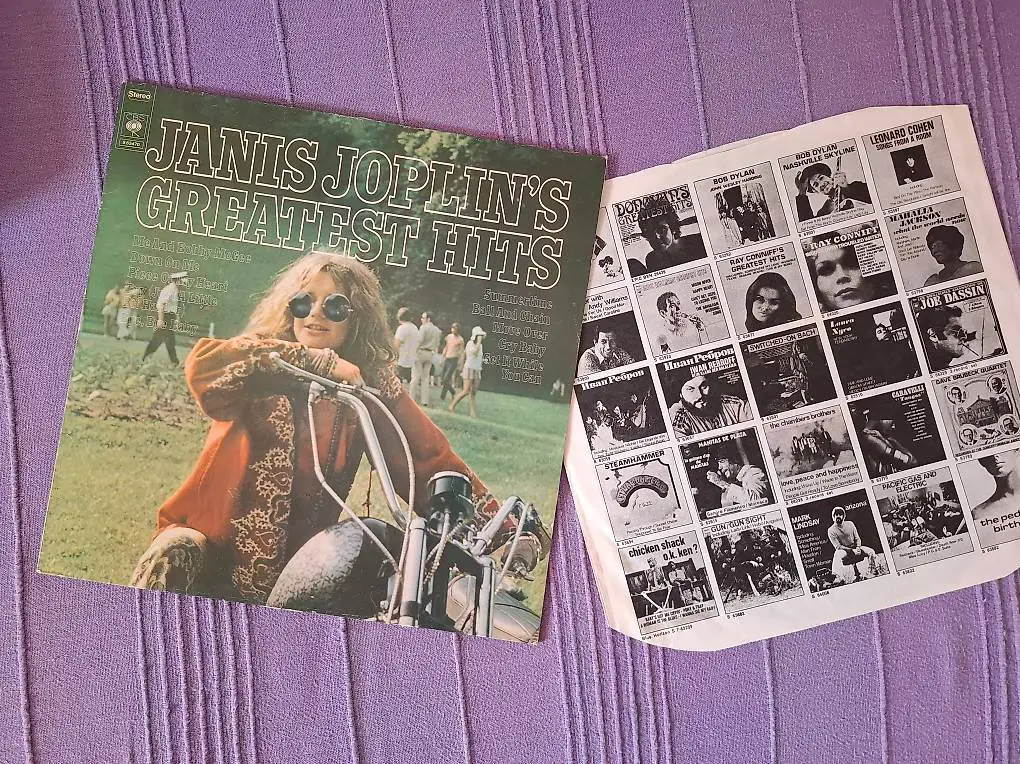 Janis Joplin LP - Vinyl Single + CD