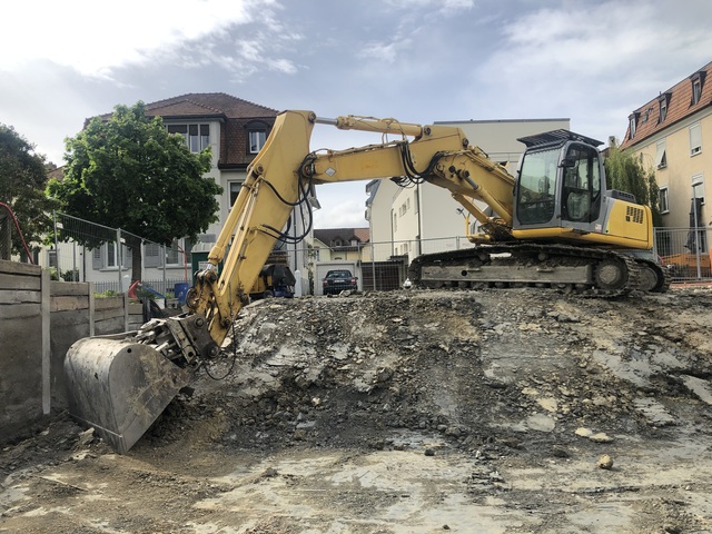 new holland, e215, bagger