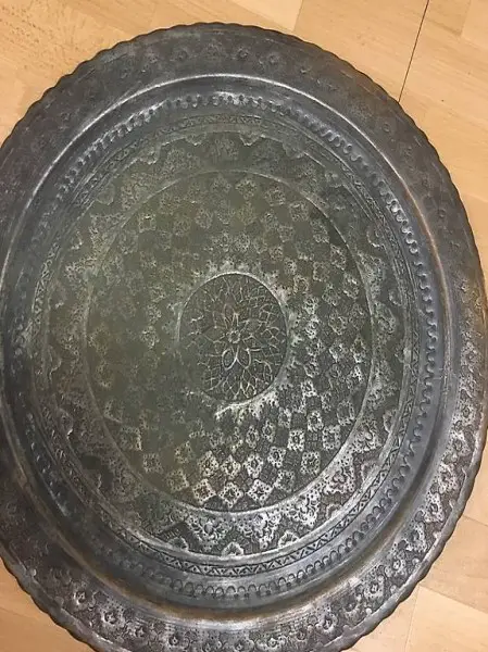 Kupferplatte rund (393)