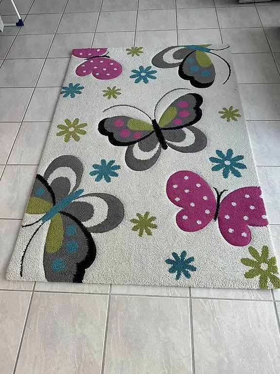 Kinderteppich Schmetterling