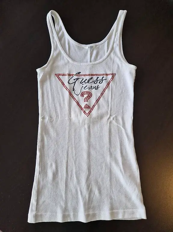 GUESS Tank Top weiss Grösse S