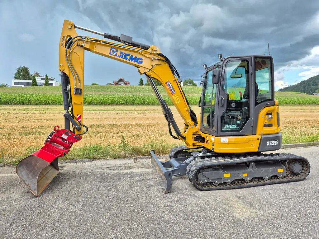 DEMO- 6t Bagger XCMG XE55E mit Komplettausrüstung