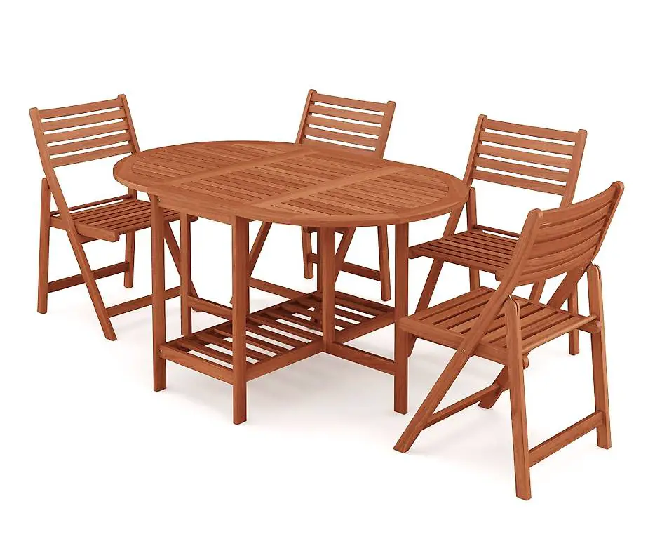  Gartenmöbel Set aus Holz TARRAGONA