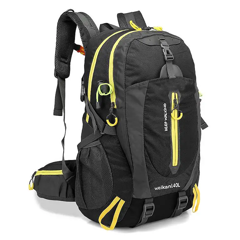 (Preis-Nachlass) - Wanderrucksack CIMA 40L schwarz/gelb