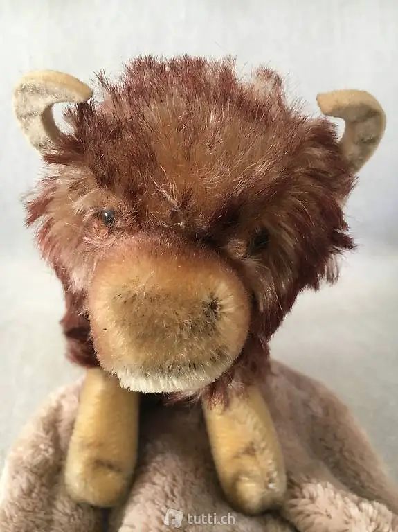 Rarität - Steiff - Bison 17 cm - Der Mittlere von den Dreien