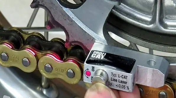  Kettenfluchttester Profi L-CAT