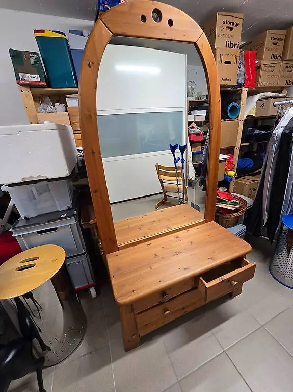 WASA Spiegelkommode BIO Massivholzmöbel Kiefer geölt