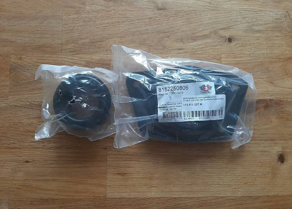 VW Drehstabdeckel und Dämpfer T1/Käfer Neu