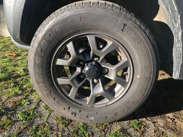 5 ruote complete (cerchi+gomme) per Suzuki Jimny (+2018)