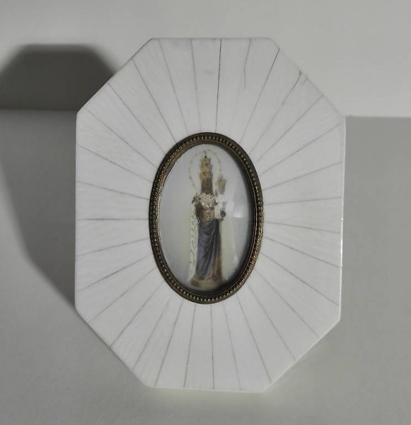 Miniatura Madonna con Bambino.