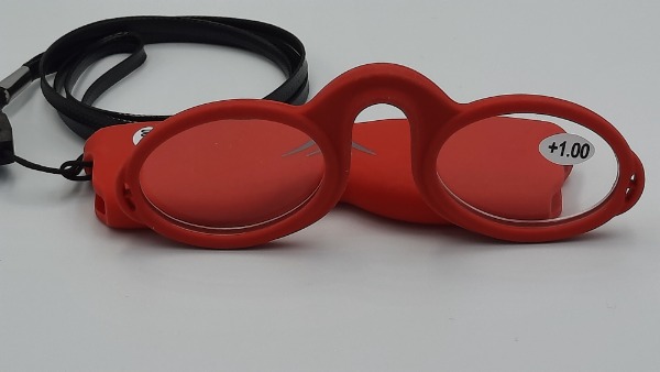 Zwicker Brille NEU Rot