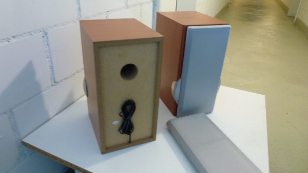 Audio Hifi Lautsprecher paar schönes Design Neuwertig Verpackt