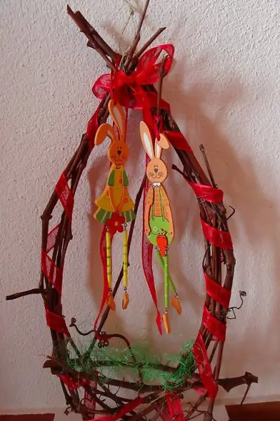 Osterkranz für Eingangstüre