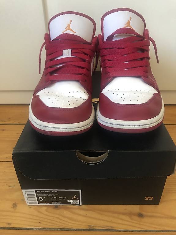 Nike Jordan 1 low cardinal red Gr 42