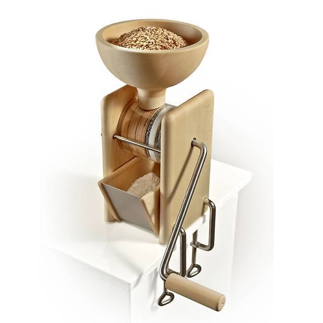 Getreidemühle Handmühle ohne Strom auskommen