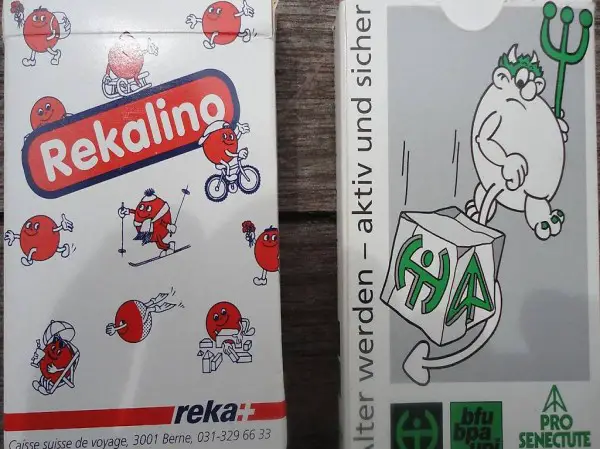  2 Kartenspiele, von REKA und PRO SENECTUTE