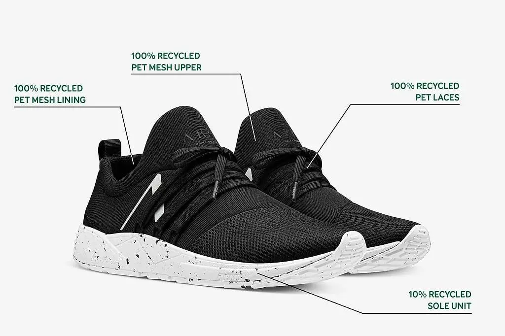 ARKK Sneakers RAVEN Mesh Black-White Gr. 41 - [Ref.44]