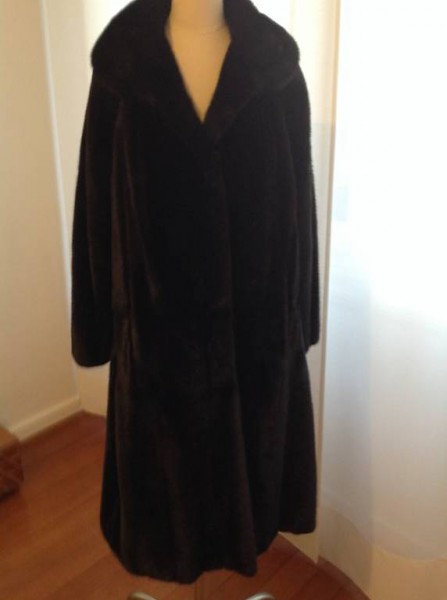 Vendo pelliccia visone nero