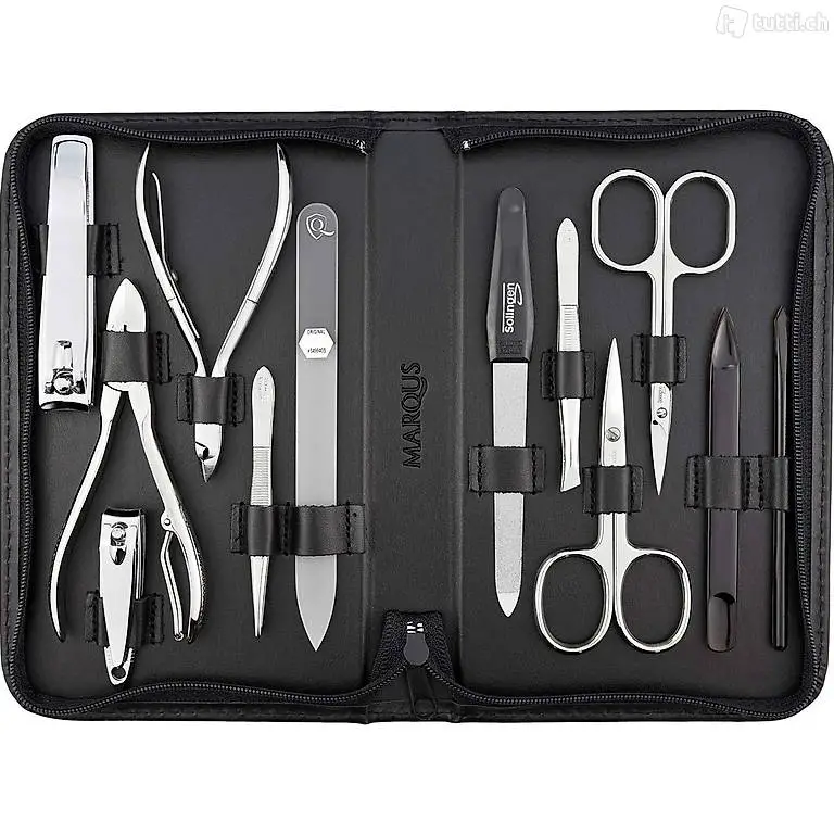  Maniküre Set 12 teilig Nagelpflegeset für Frau und Mann