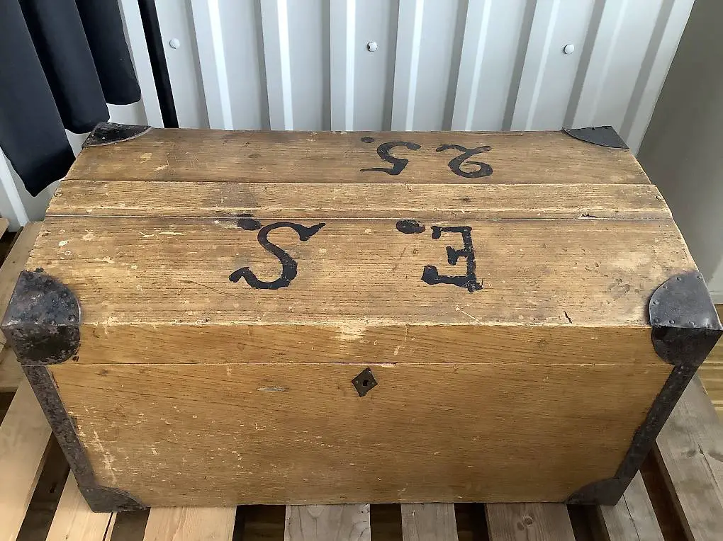 Holzkiste Dekoration