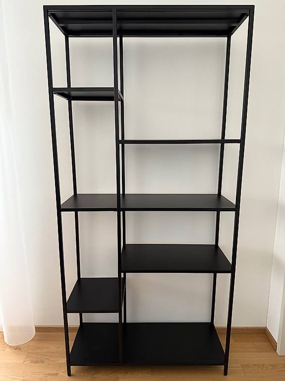 Metallregal schwarz