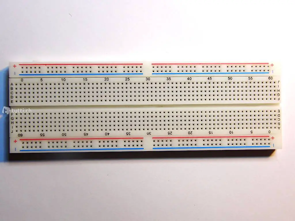 Breadboard/Steckbrett 830 Punkte