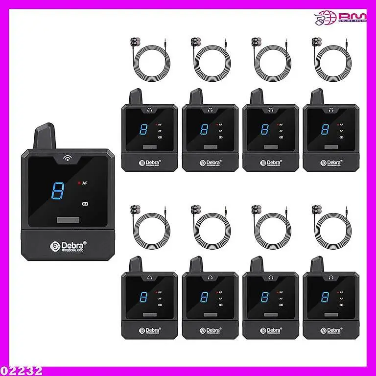 Tragbares kabelloses In-Ear-Monitorsystem Audio-Mini Wiedera