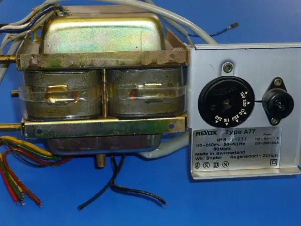 TRAFO REVOX A77 Fotos Ersatzteil Reparatur TRAFO