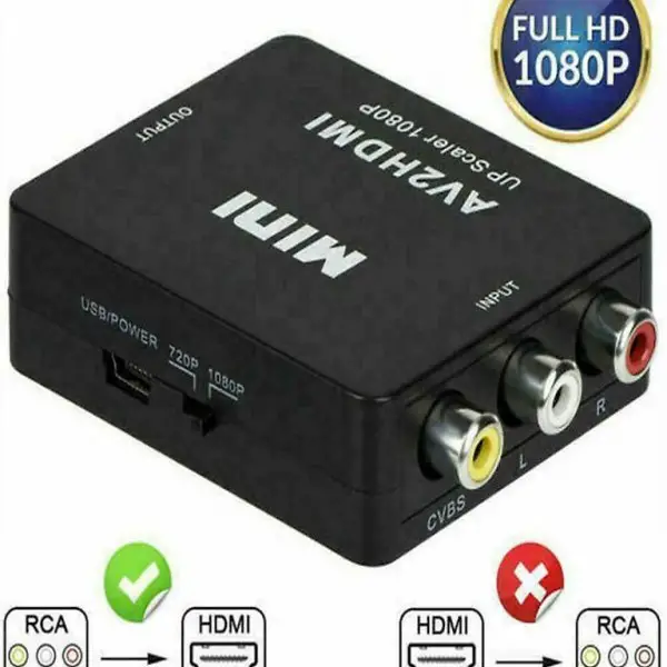 HDMI Adapter Konverter Analog auf Digital