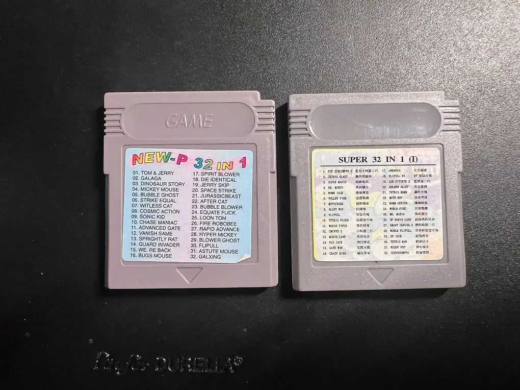 Gameboy Games New-P 32 in 1 & Super 32 in 1