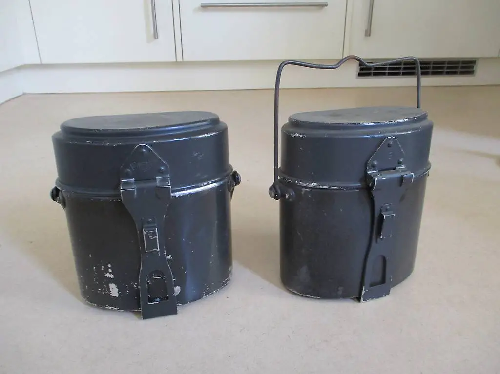 2x Gamelle Schweizer Armee suisse 1940+1956 Mewa Sigg Wenger