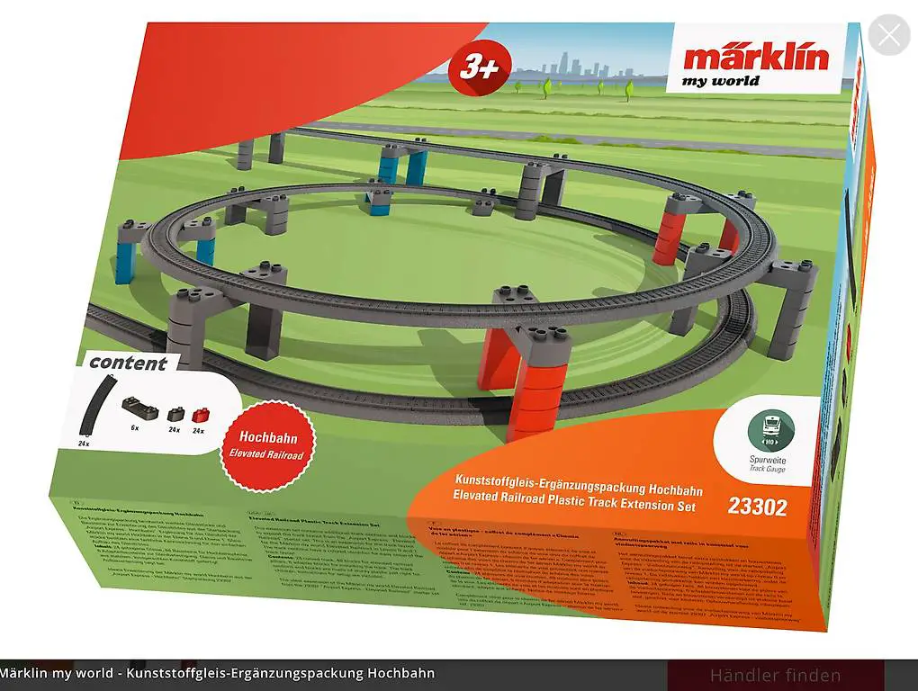 Märklin 23302 Märklin my world, Baustein-Set Hochbahn