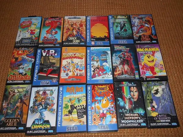 Megadrive Spielesammlung zum Auswählen