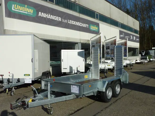 UNSINN, Baumaschinenanhänger UB 3016-35-14 lager, Baumaschinenanhänger