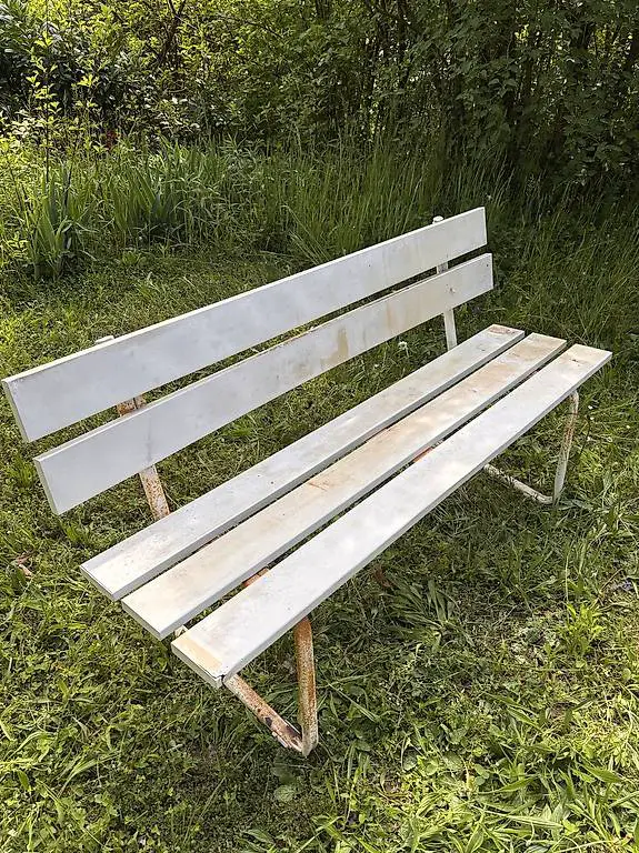 Gartenbank Kunststoff/metall